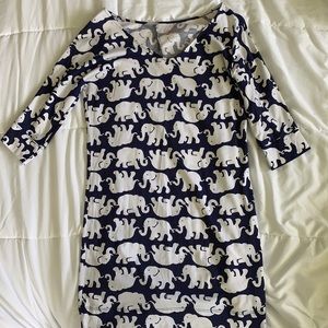 Navy Tusk In Sun Dress XS Lilly Pulitzer